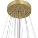 Langford 5 Light 25 inch Legacy Brass Pendant Ceiling Light