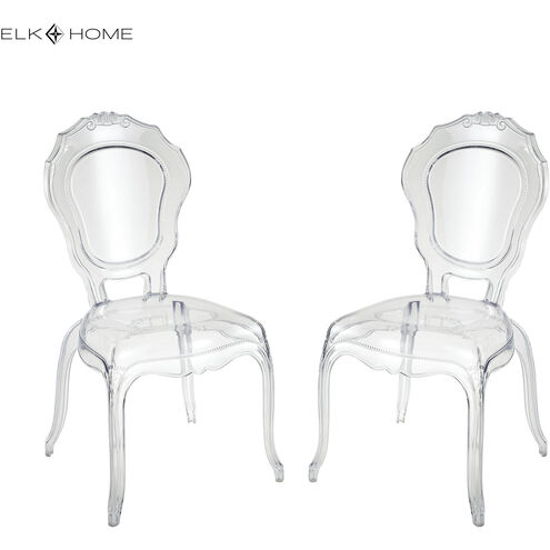 Vie En Rose Clear Chair, Set of 2