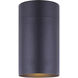 Madison 1 Light 4 inch Black Outdoor Lantern