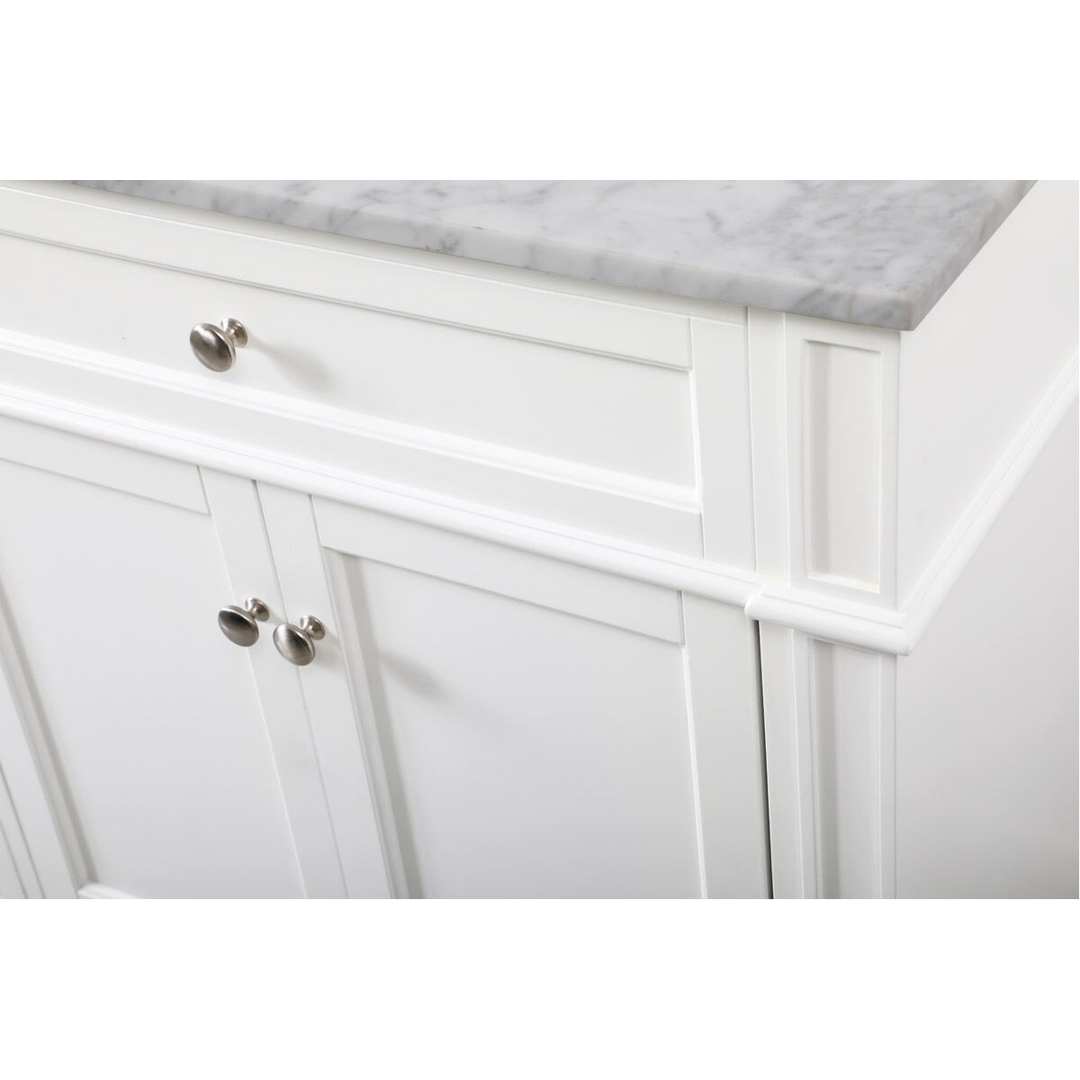 Park Avenue 72 X 22 X 35 inch White Vanity Sink Set