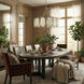 Panelist 6 Light 31.25 inch Brass Kisser Pendant Ceiling Light