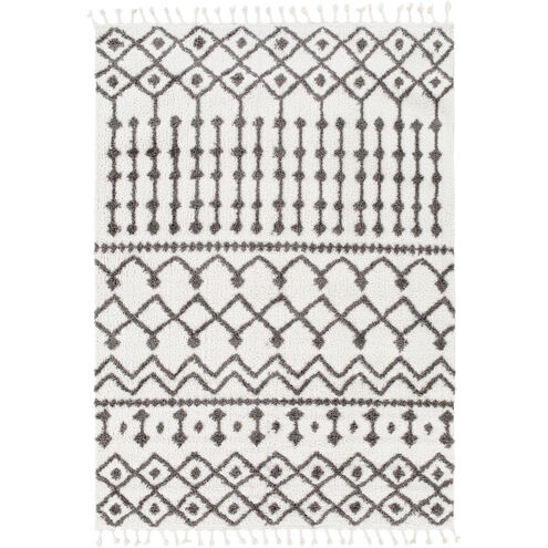Alhambra 84 X 63 inch Cream Rug in 5 x 8, Rectangle