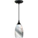 Milano LED 4.75 inch Oil Rubbed Bronze Mini Pendant Ceiling Light