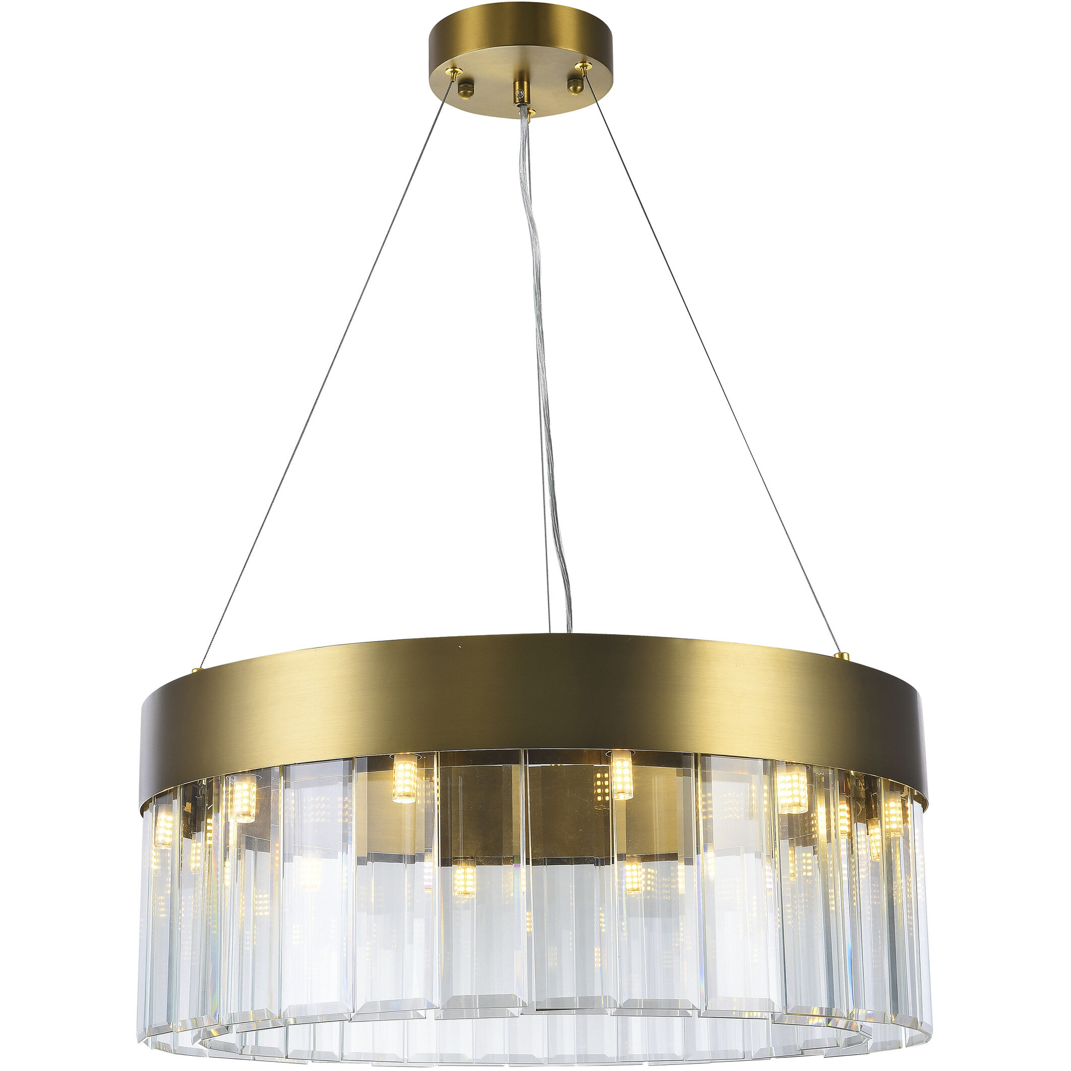 Canada 9 Light 23.6 inch Gold Chandelier Ceiling Light
