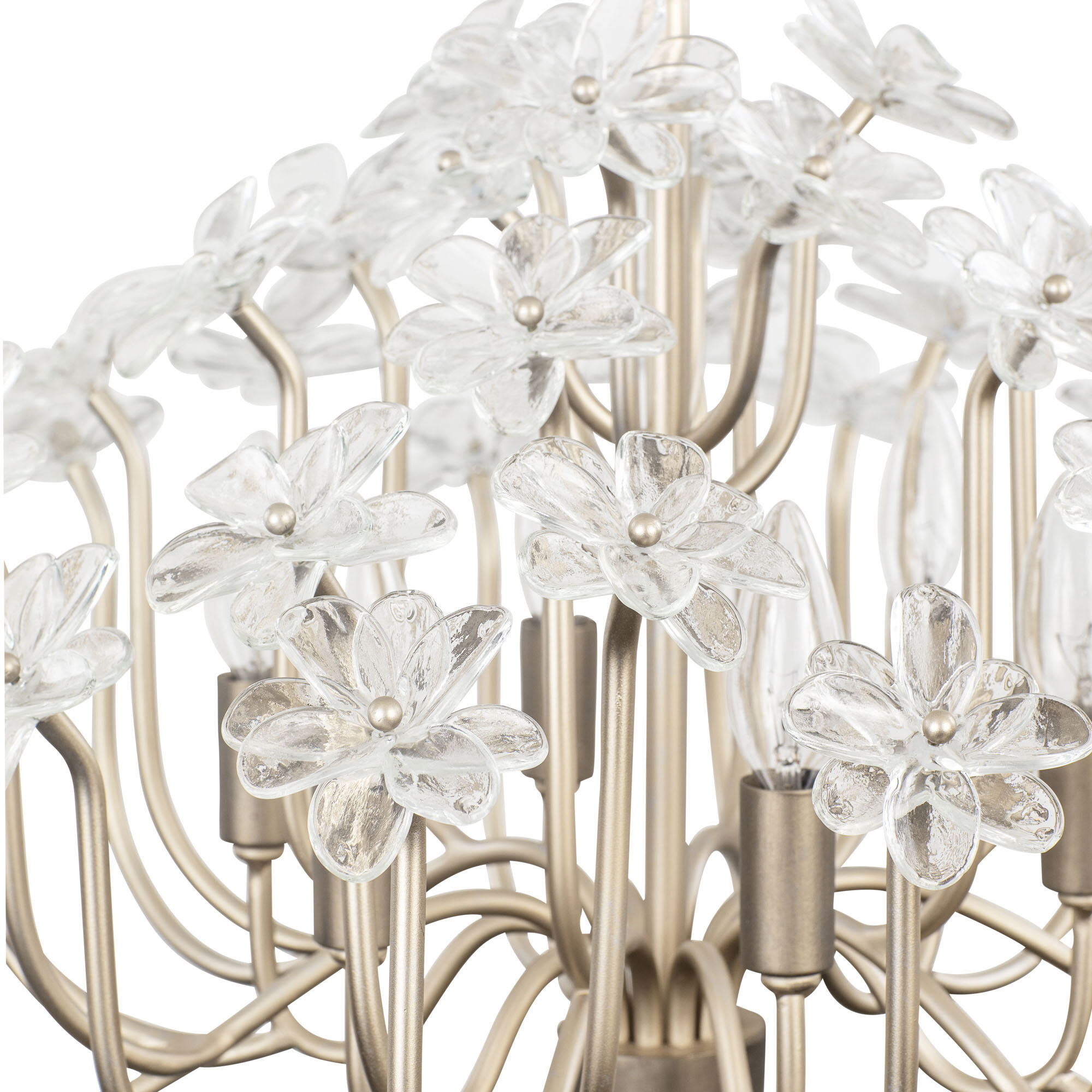 Wildflower 6 Light 26 inch Gold Dust/Artifact Chandelier Ceiling Light, Smithsonian Collaboration