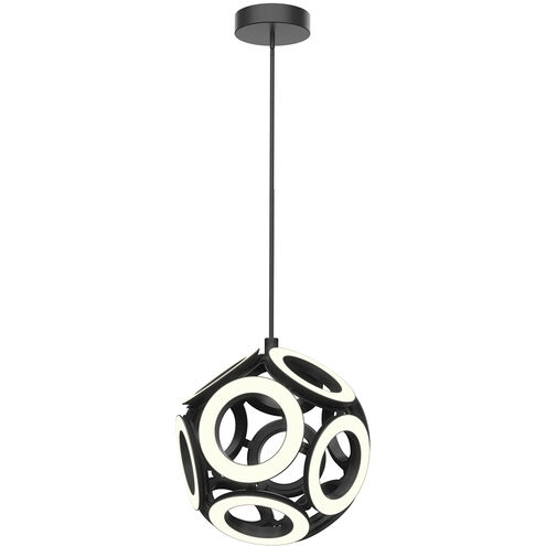 Magellan LED 24.5 inch Black Chandelier Ceiling Light