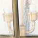 Mansfield 2 Light 16.5 inch Antique Brass Outdoor Wall Lantern