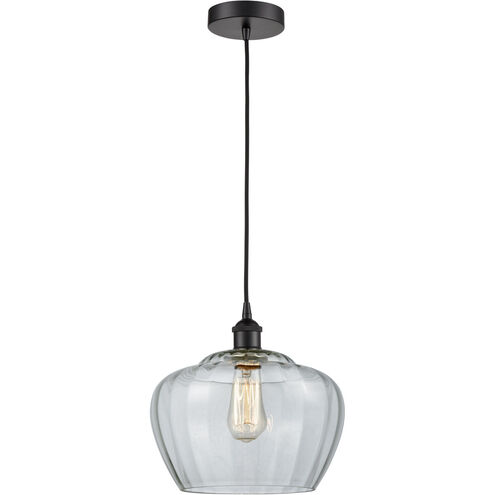 Edison Fenton 1 Light 11 inch Matte Black Mini Pendant Ceiling Light