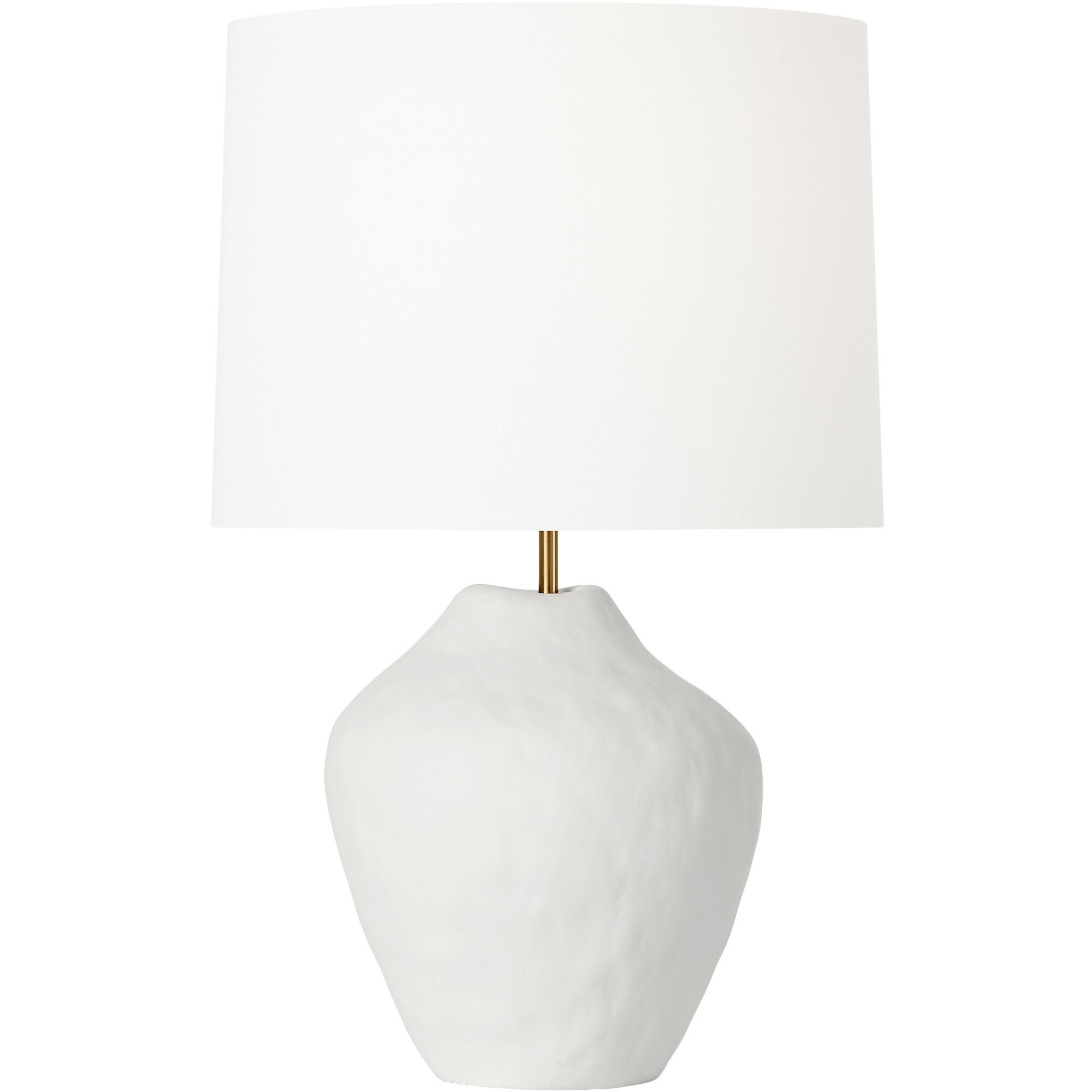 Hable Cadley 26.25 inch 9 watt Matte White Ceramic Table Lamp Portable Light