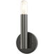 Copenhagen 1 Light 5.13 inch Black Chrome ADA Wall Sconce Wall Light, Single