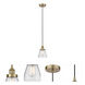 Edison Cone 1 Light 6 inch Antique Brass Mini Pendant Ceiling Light