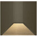 Nuvi 12v 1.40 watt Bronze Landscape Deck Sconce, Rectangular