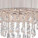 Vineland Ave. 5 Light 19 inch Silver Silk String Chandelier Ceiling Light