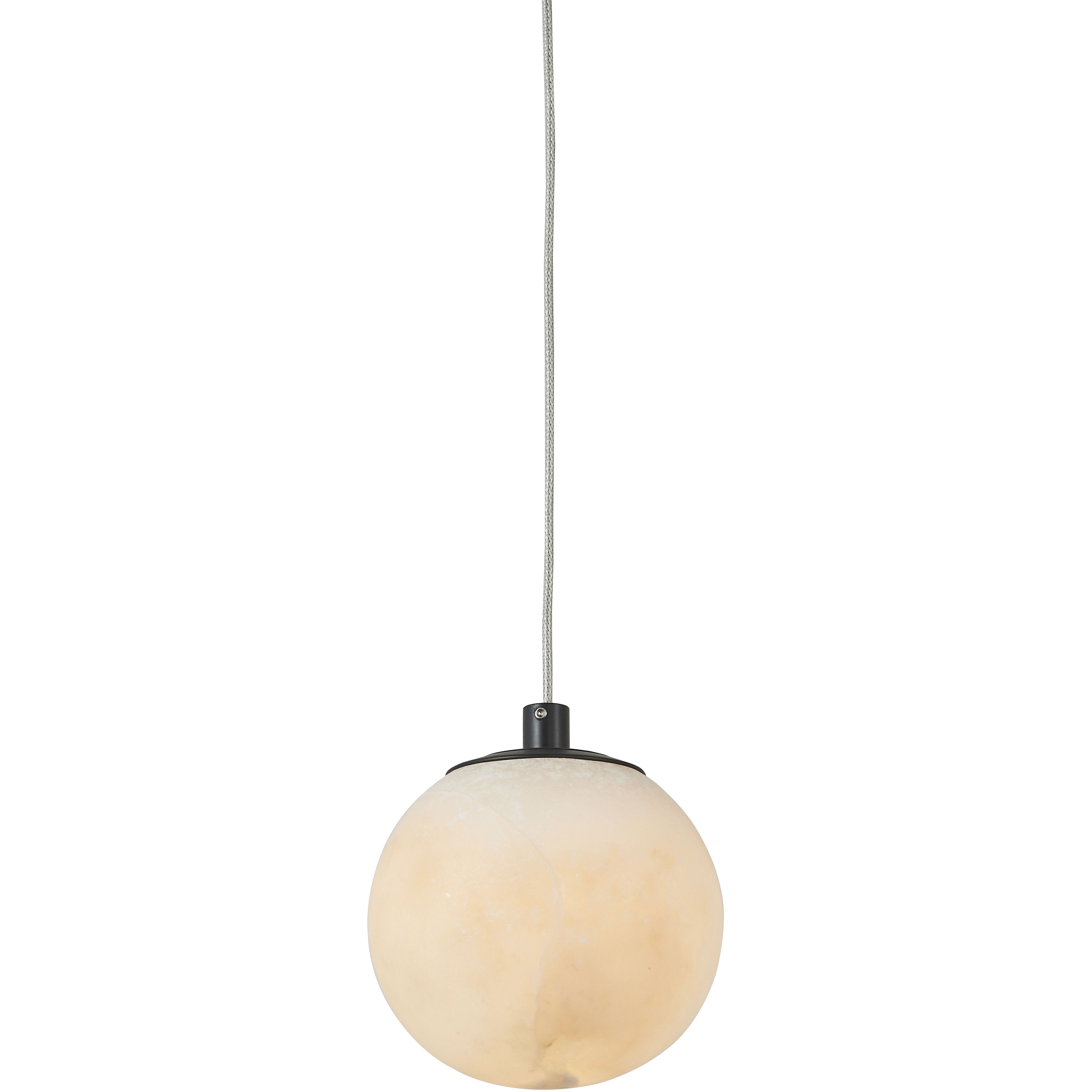 Stone LED 4 inch Matte Black Pendant Ceiling Light