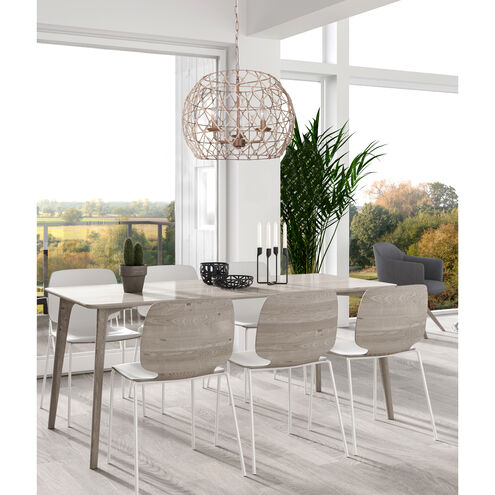 Aura 3 Light 20 inch Tan Pendant Ceiling Light