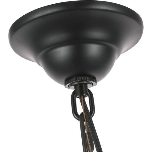 Maine 6 Light 36 inch Black Chandelier Ceiling Light