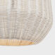 Chapman & Myers Kokomo LED 20 inch Bronze Elongated Pendant Ceiling Light