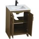 Finnley 24 X 34 inch Walnut Brown Bathroom Vanity Cabinet