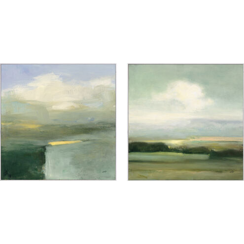 Landscapes Collection Green Framed Art