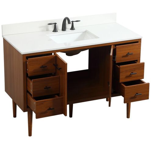 Cyrus 48 X 22 X 34 inch Teak Vanity Sink Set