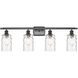 Ballston Candor 4 Light 36 inch Oil Rubbed Bronze Bath Vanity Light Wall Light in Clear Waterglass, Ballston