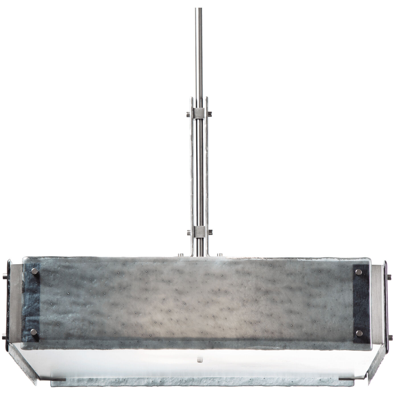 Urban Loft 4 Light 24 inch Beige Silver Chandelier Ceiling Light in Metallic Beige Silver, Bronze Granite, Square