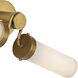 Wynwood 2 Light 22.88 inch Vintage Brass Bath Vanity Light Wall Light