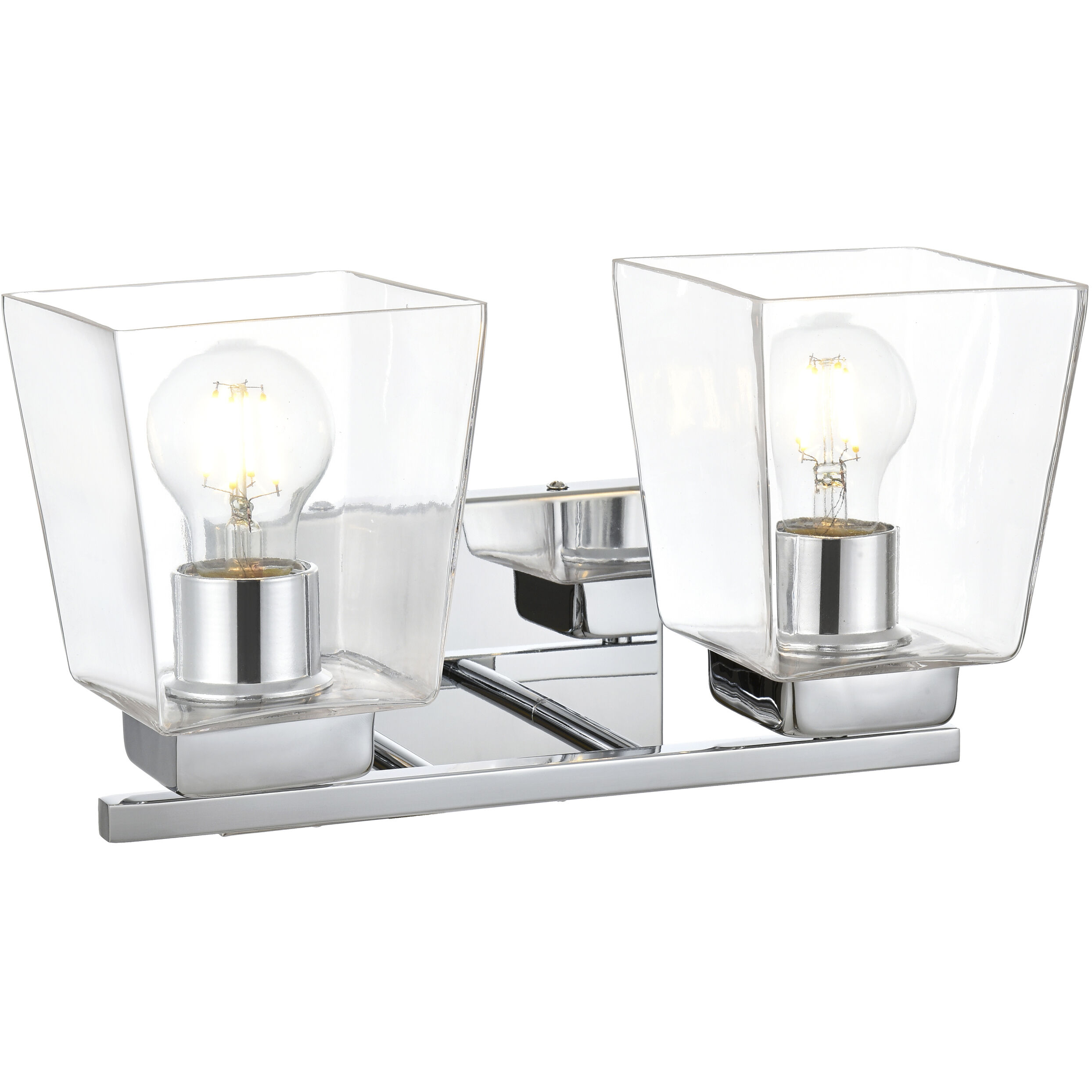 Merrick 2 Light 14 inch Chrome Bath Sconce Wall Light