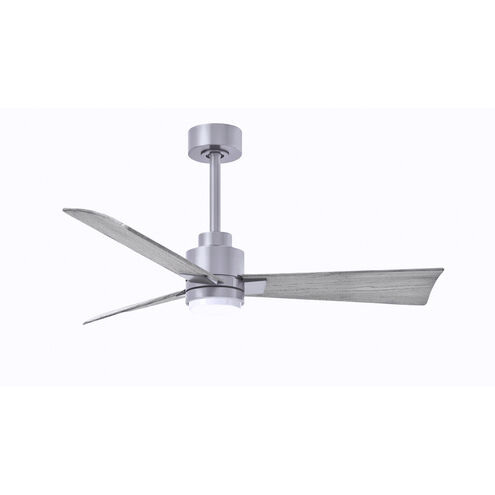 Atlas Alessandra-LK 42 inch Brushed Nickel with Barn Wood Blades Indoor/Outdoor Ceiling Fan