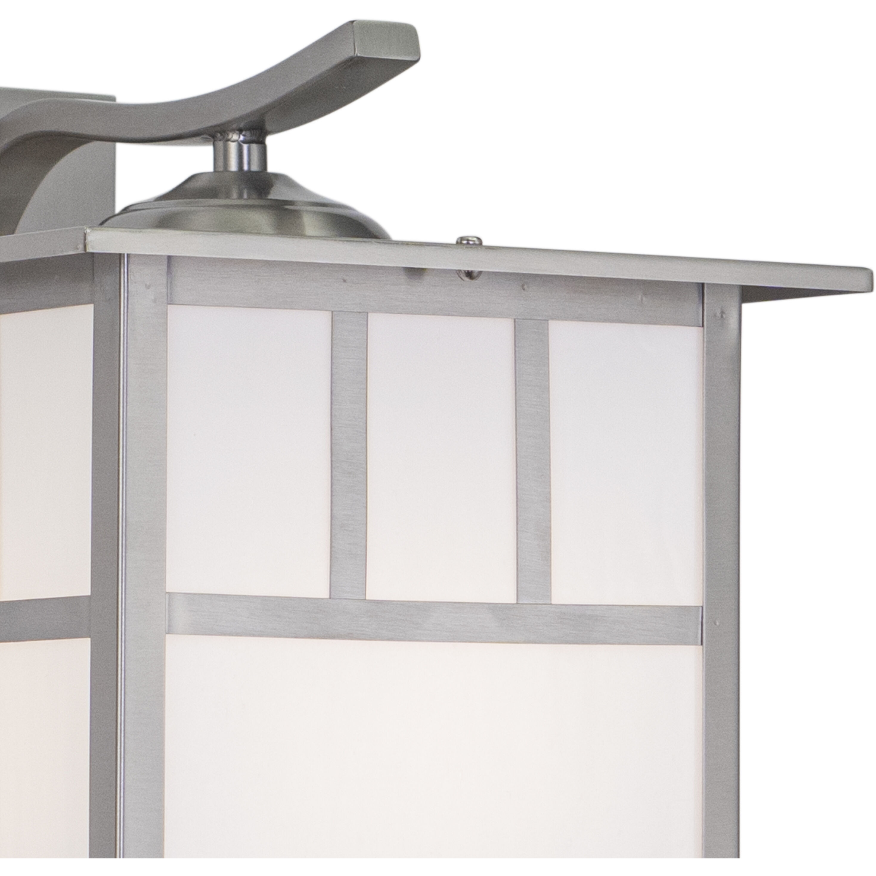 Mission LED 12.5 inch Stainless Steel Outdoor Wall