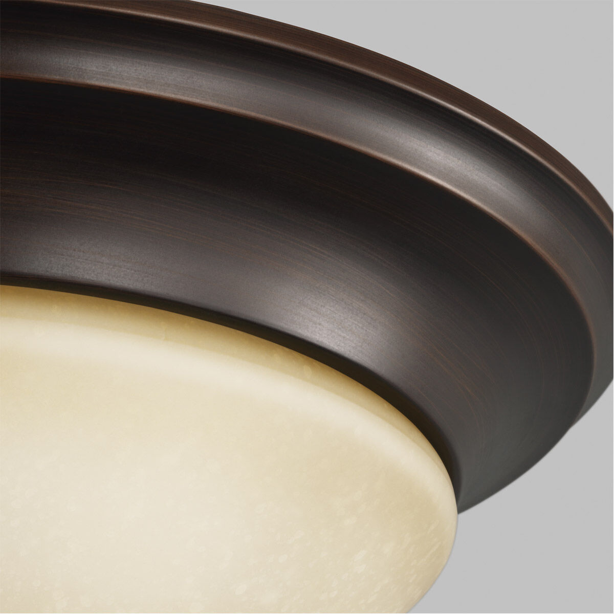 Nash 3 Light 16.75 inch Bronze Flush Mount Ceiling Light