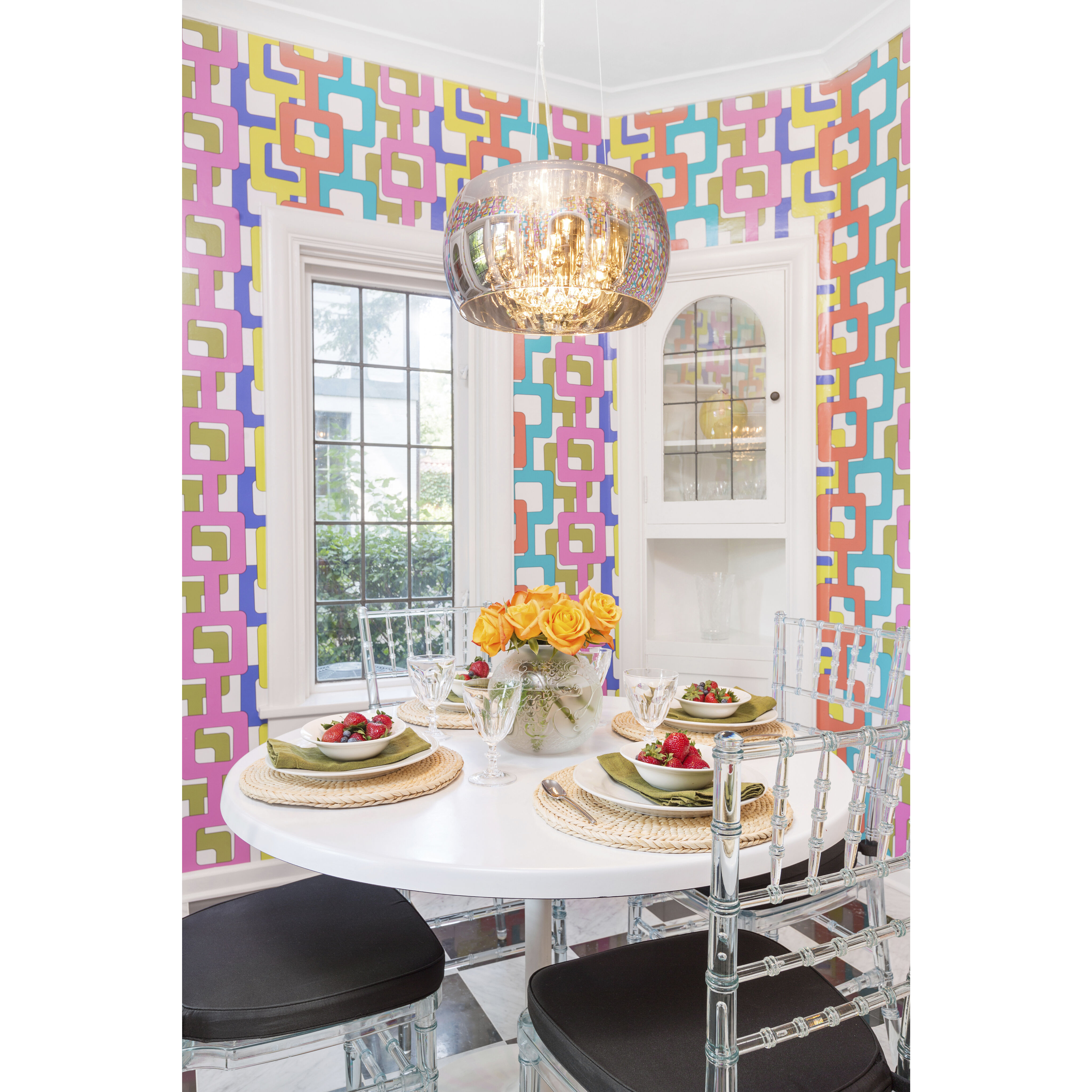 Sense 6 Light 19.75 inch Polished Chrome Single Pendant Ceiling Light