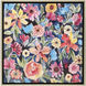Breezy Petals Green and Blue and Pink and Orange Canvas