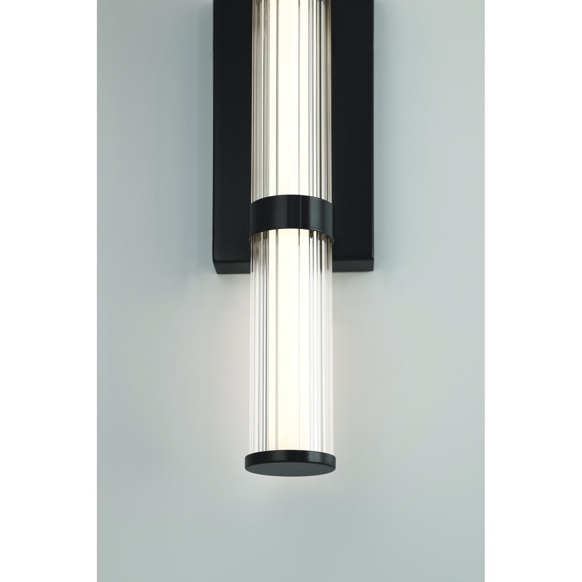 Fayton 1 Light 21 inch Black Outdoor Wall Sconce
