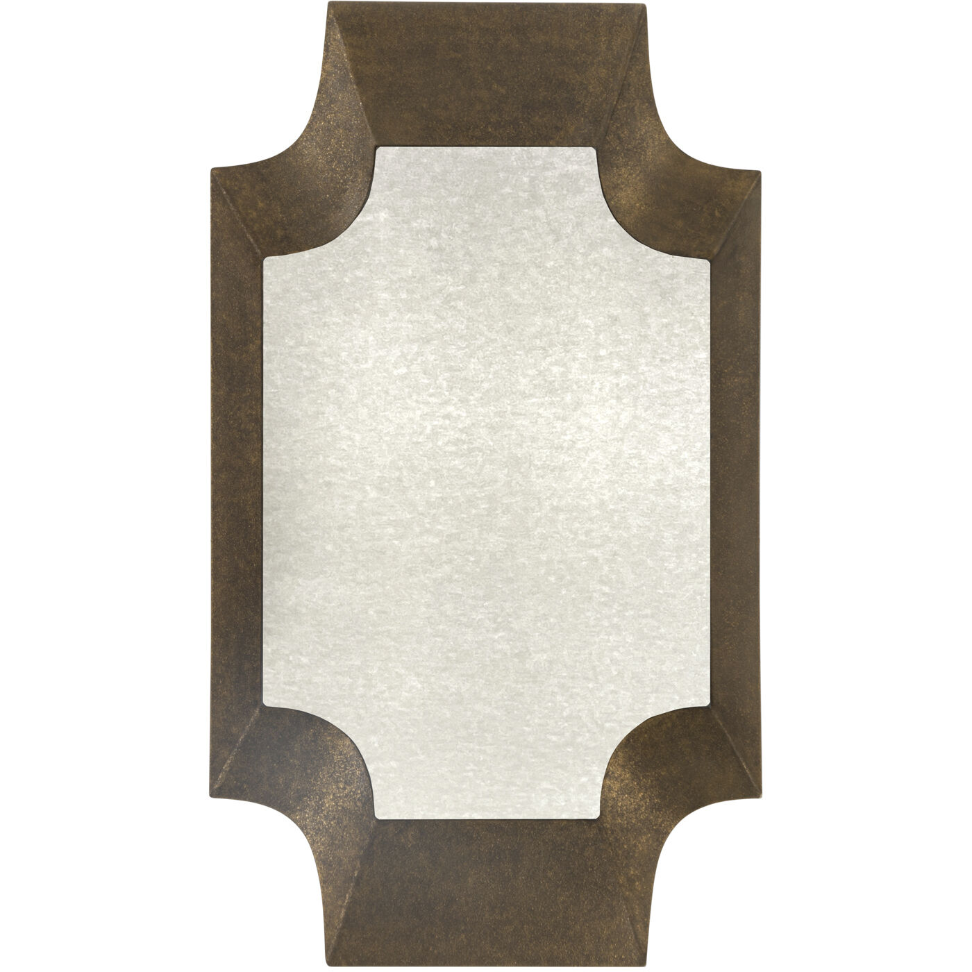 Farris 52.63 X 30 inch Gilded Gold Mirror