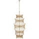 Marquise 18 Light 23.5 inch Luxor Gold Chandelier Ceiling Light, Large