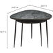 Rigby 26 X 26 inch Black Nesting Table