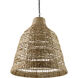 Windsong 1 Light 24 inch Black Pendant Ceiling Light