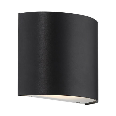 Pocket LED 7 inch Black Bath Vanity & Wall Light, dweLED