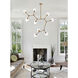 Cavoli 9 Light 79 inch Brass Chandelier Ceiling Light