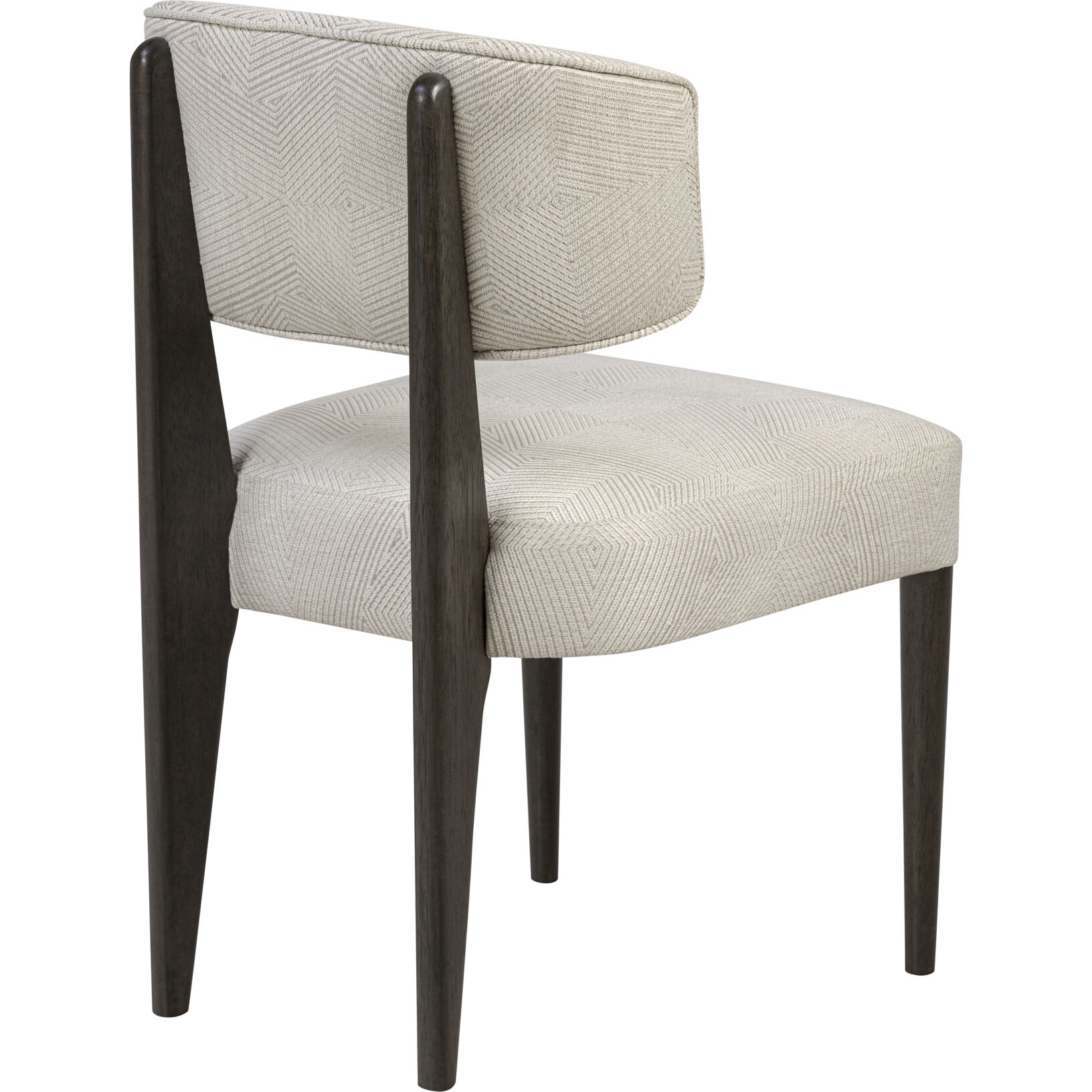 Terra Dark Brown Oak with Ecru Dining Chair, Set of 2