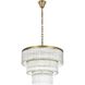 Harlow 18 Light 32 inch Satin Gold Chandelier Ceiling Light