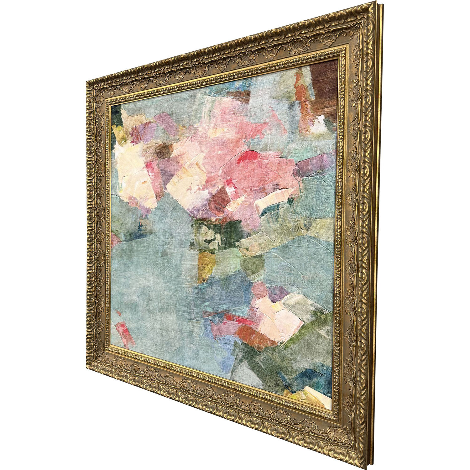 Snap Dragon Blue and Pink and Green and Multi Framed Art