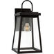 Founders 1 Light 18 inch Black Outdoor Wall Lantern
