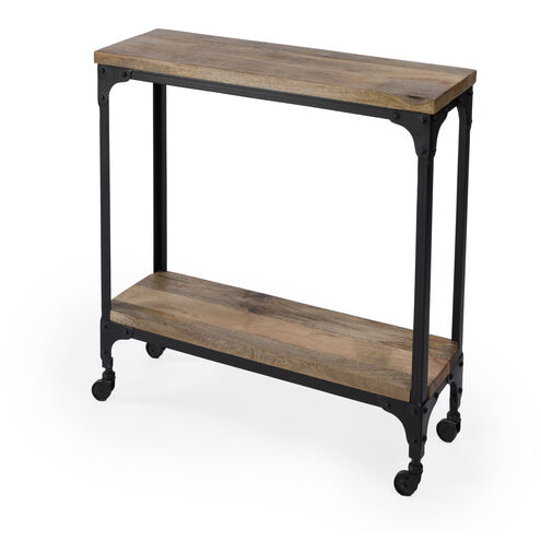 Gandolph Industrial Chic Console Table in Natural