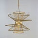 Zeta LED 20 inch Natural Aged Brass Suspension Pendant Ceiling Light