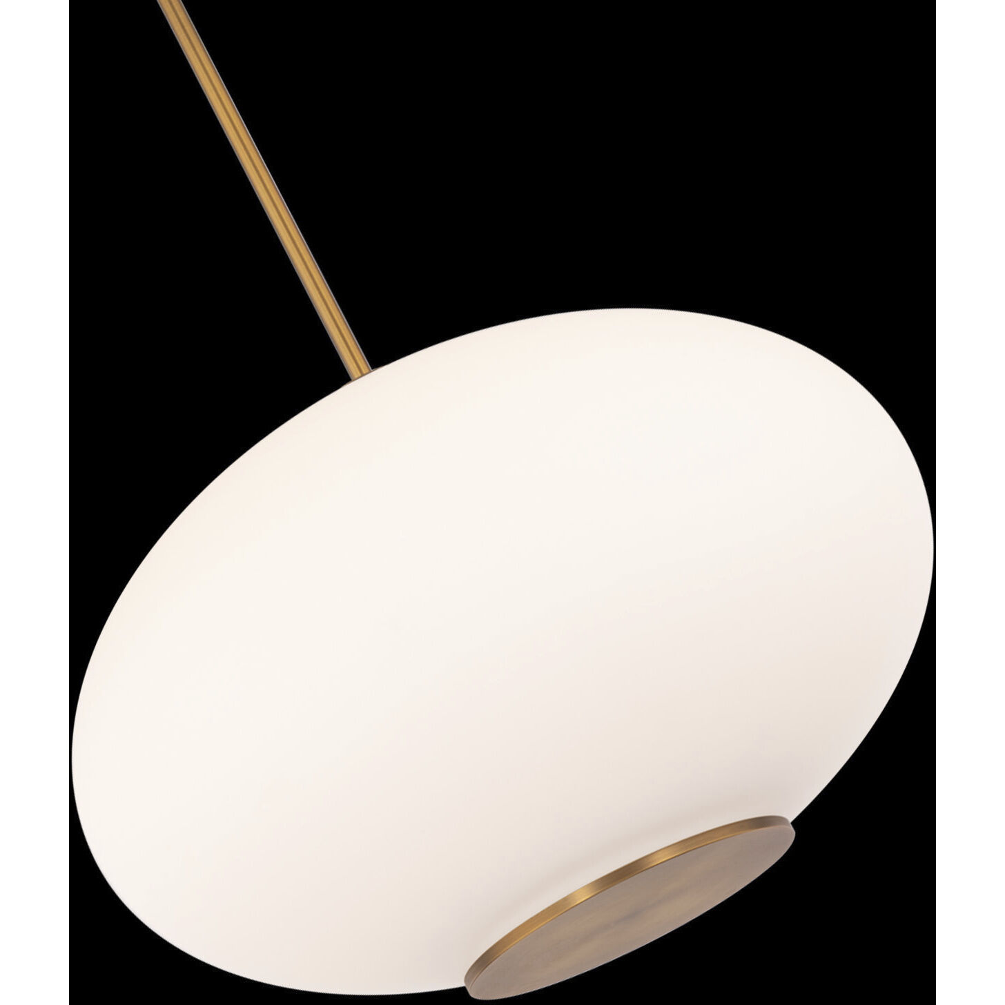 Illusion 1 Light 16 inch Aged Brass Pendant Ceiling Light in 2700K