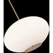 Illusion 1 Light 16 inch Aged Brass Pendant Ceiling Light in 2700K