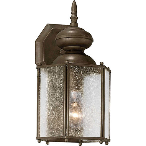 Zachriel 1 Light 13 inch Antique Bronze Outdoor Wall Lantern, Small