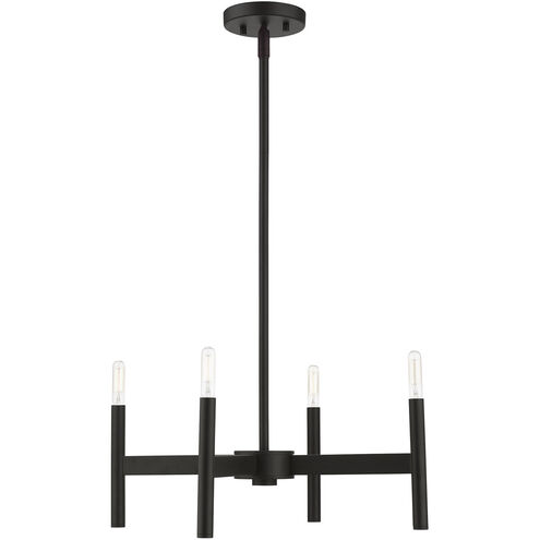 Copenhagen 4 Light 20 inch Black Chandelier Ceiling Light